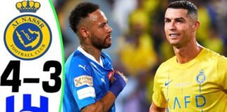 Al Nassr vs Al Hilal 4-3. All Goals and Highlights 2023 4-3-RONALDO-vs-NEYMAR-All-Goals-2023